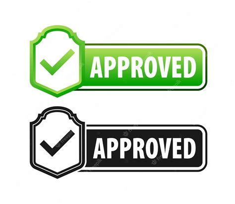 tested and approved seal|mark of official approval.